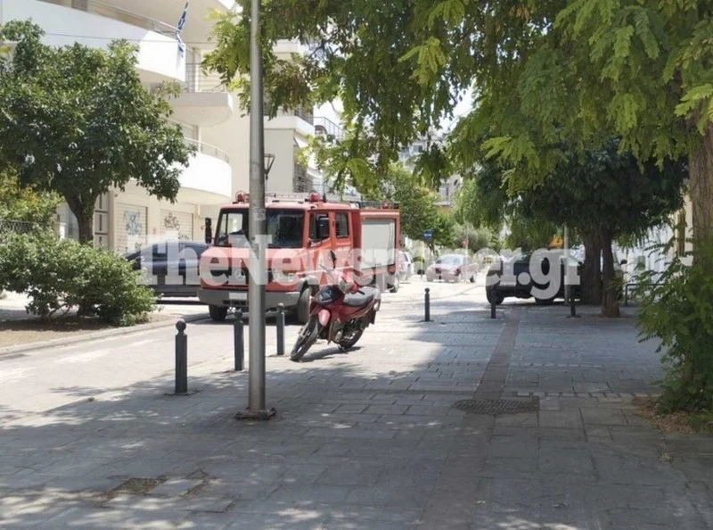 Φωτιά σε κουζίνα σπιτιού στο κέντρο του Βόλου