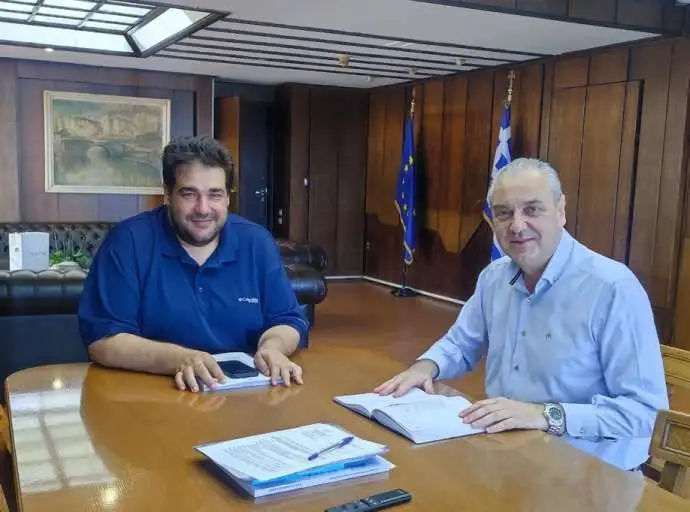 Συνάντηση με τον υπουργό Εσωτερικών Θ.Λιβάνιο είχε ο δήμαρχος Ελασσόνας