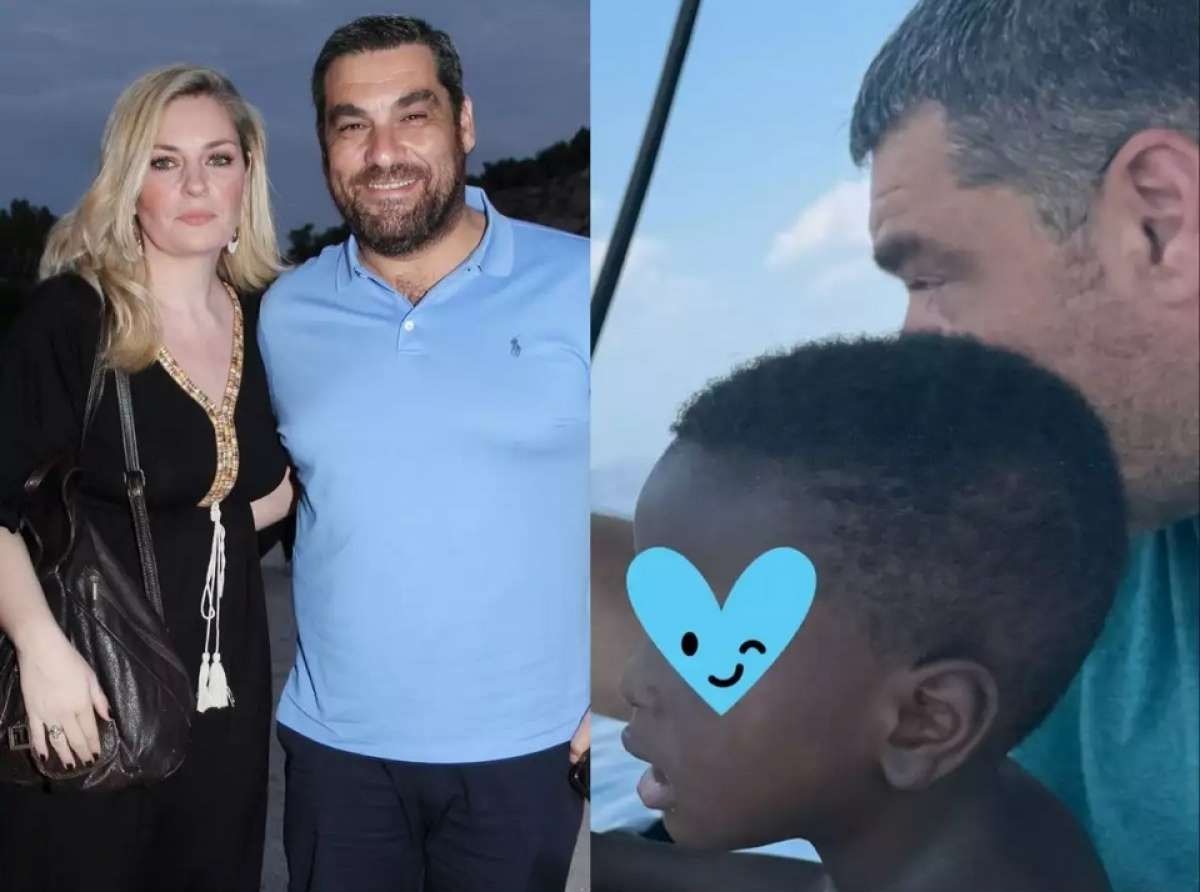 Ελισάβετ Μουτάφη: Φωτογραφίζει τον γιο της Δημήτρη στο σκάφος με τον σύζυγό της, Μάνο Νιφλή