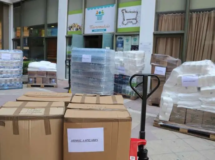 Τρόφιμα και είδη πρώτης ανάγκης για τους πυρόπληκτους της Αττικής συγκεντρώνει ο Δ.Λαρισαίων έως αύριο 23/08 στο Κοινωνικό Παντοπωλείο