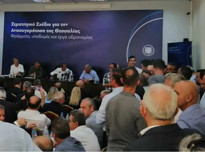 Παρουσίαση αντιπλημμυρικών έργων - Στο Δημαρχείο Κιλελέρ ο Κυριάκος Μητσοτάκης (VIDEOS &amp; ΦΩΤΟ)