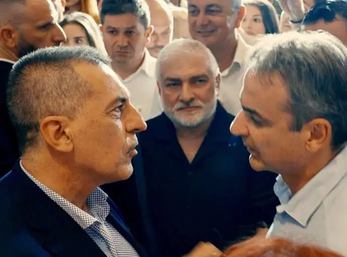 Νέα συνάντηση Κουρέτα - Μητσοτάκη στη ΔΕΘ  | Συζήτησαν θέματα Πολιτικής Προστασίας