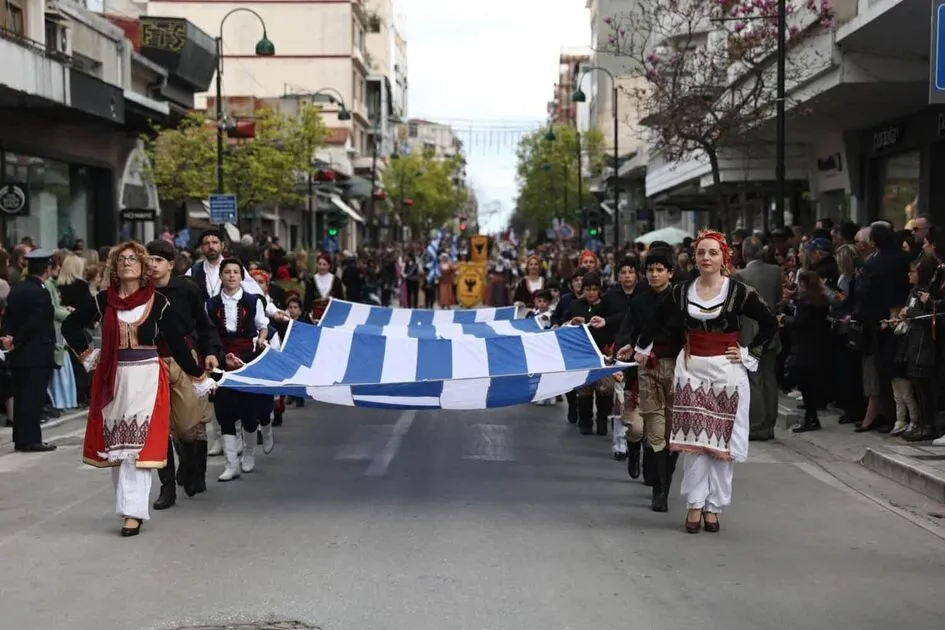 Το πρόγραμμα των εκδηλώσεων της 25ης Μαρτίου στη Λάρισα