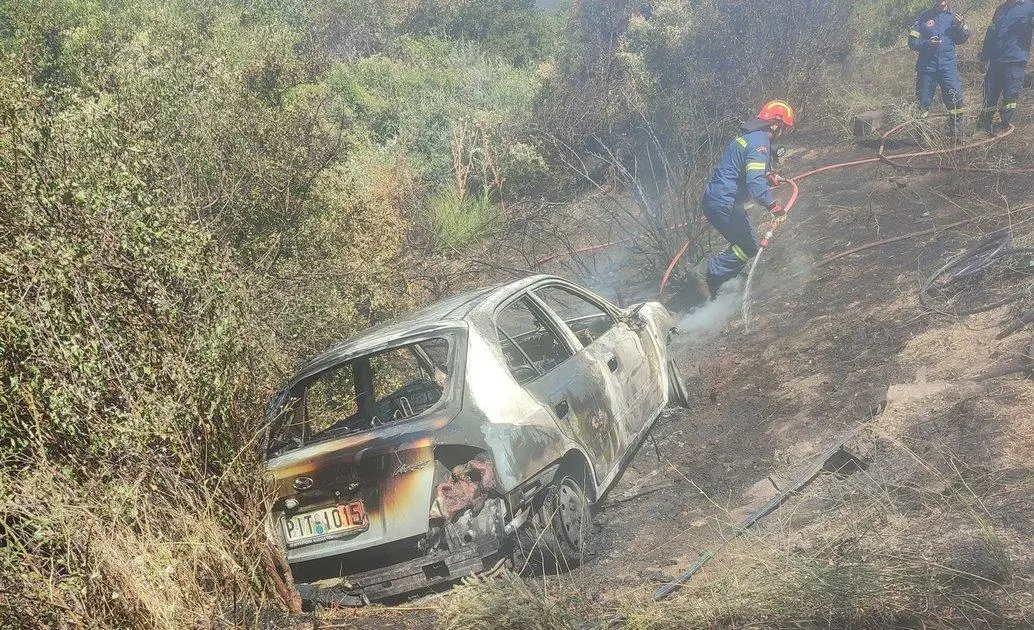 Φωτιά στην τοποθεσία Τσαϊρια του Κισσάβου (ΦΩΤΟ)