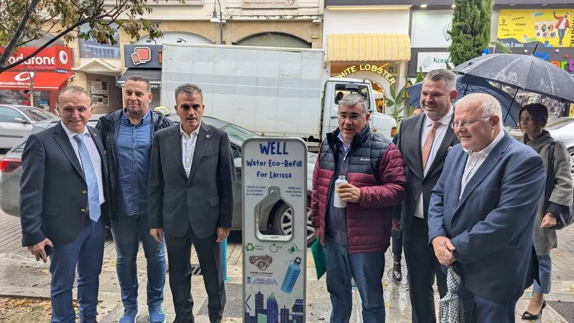 Επίσκεψη Γραφάκου στον έξυπνο σταθμό ύδρευσης της ΔΕΥΑΛ