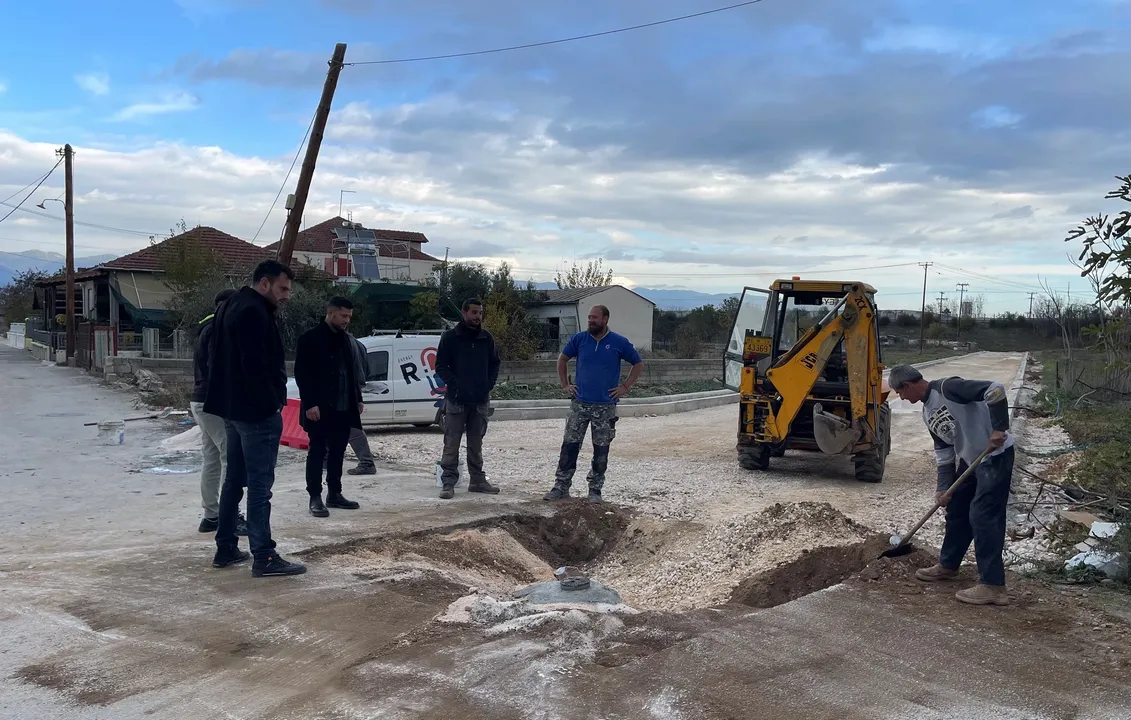 Αυτοψία Τσικριτσή στα έργα ύδρευσης