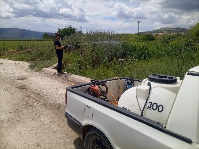 Σε εξέλιξη οι εργασίες καταπολέμησης κουνουπιών από τον Δ.Λαρισαίων