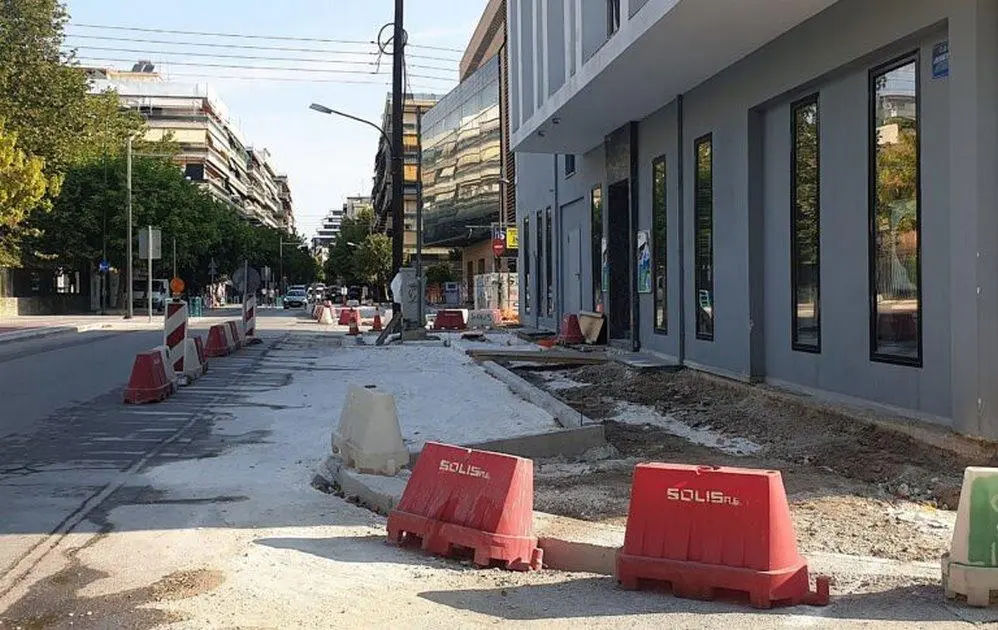 Στην τελική ευθεία τα έργα στην Ανθίμου Γαζή - Νέες κυκλοφοριακές ρυθμίσεις (ΧΑΡΤΗΣ)