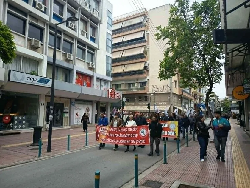 Η Λάρισα τιμάει την Εργατική Πρωτομαγιά (ΦΩΤΟ)