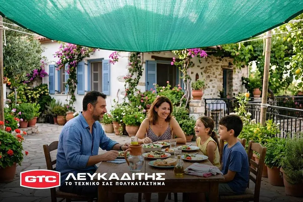 Η απόλυτη προστασία και σκίαση για τον χώρο σας, ακριβώς στα μέτρα σας – Τεχνικό Πολυκατάστημα Λευκαδίτης