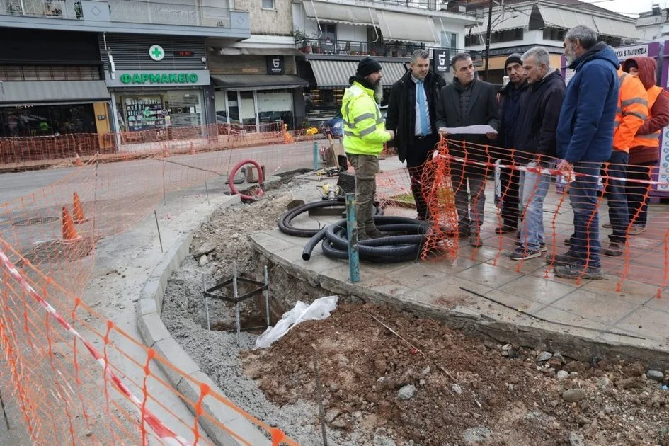 Παρεμβάσεις του Δήμου Λαρισαίων για την ασφάλεια των πεζών στη συνοικία Νεάπολης