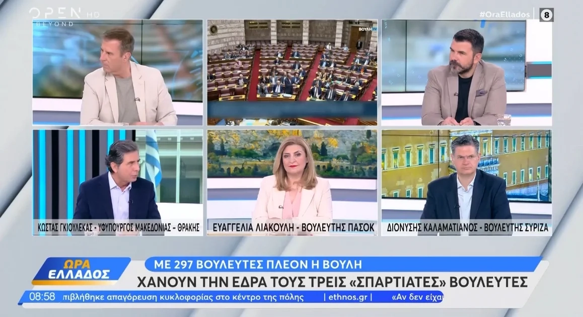 Λιακούλη στο OPEN:  Με ένα νόμο και ένα άρθρο... ούτε σώθηκε, ούτε θα σωθεί η πατρίδα (VIDEO)