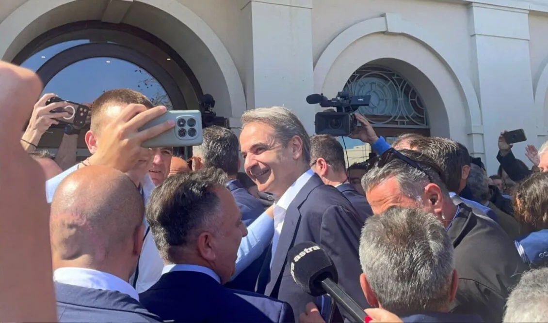 Έφτασε στο Imperial ο Κυριάκος Μητσοτάκης (ΦΩΤΟ - ΒΙΝΤΕΟ)