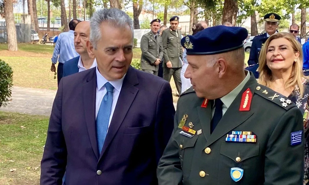 Χαρακόπουλος στην Ημερίδα της 1ης Στρατιάς για Κλιματική Αλλαγή: Σημαντικότατη η συνεισφορά του στρατού στην αντιμετώπιση φυσικών καταστροφών