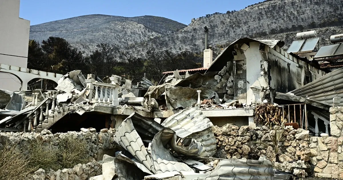 Εικόνες βιβλικής καταστροφής στο Πόρτο Γερμενό