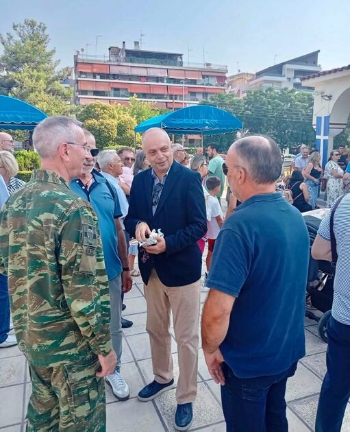 Ο Χρήστος Καπετάνος στην Μεταμόρφωση του Σωτήρος: Τιμή στη μεγάλη γιορτή της Ορθοδοξίας και στις Ένοπλες Δυνάμεις