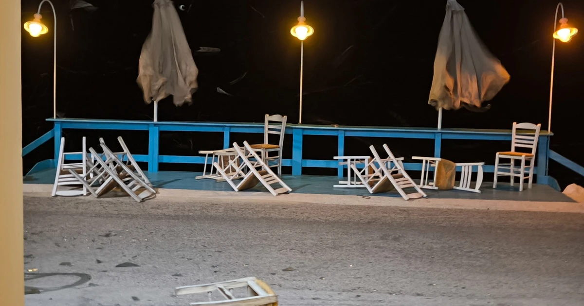 Σφοδρή κακοκαιρία στην Κέρκυρα