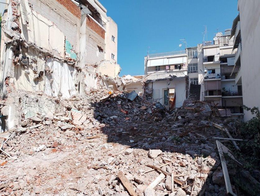 Κατεδαφίσεων συνέχεια στο κέντρο της Λάρισας