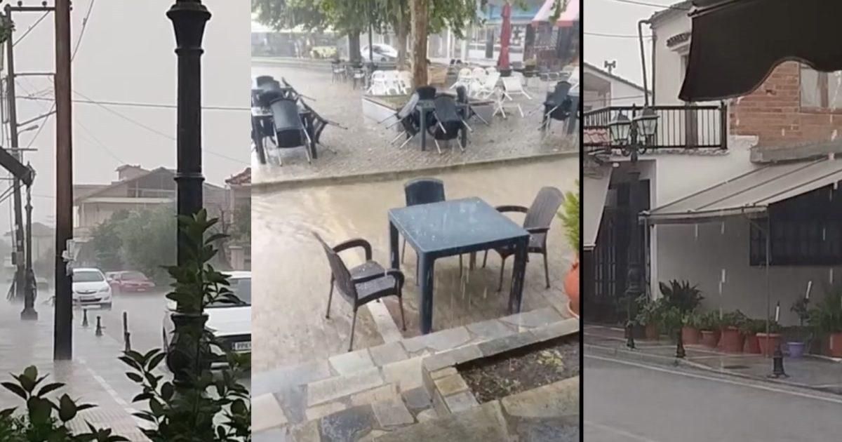 "Το μεγαλύτερο χαλάζι τα τελευταία χρόνια στη χώρα μας"