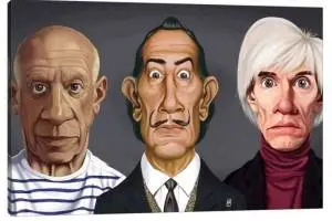 Rob-Snow-_Great-Artists-Dali-Picasso-Warhol_-by--Canvas-Print-min_original